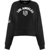 Womens NHL Classic Chenille Crewneck Sweatshirt(Black)