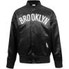Classic NBA Brooklyn Nets Big Boys Satin Jacket in Black by Pro Standard(Black)