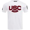 Mens College University of South Carolina College Classic Chenille Short Sleeve Tee White XL