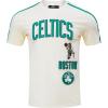 Mens NBA Retro Classics Cotton Taping Tee(Eggshell/ Kelly Green)