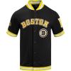 Mens NHL Classic Chenille Button Down(Black/Yellow)