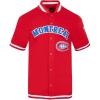 Mens NHL Classic Chenille Button Down(Red)