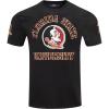 Pro Standard Mens Florida State University Classic Chenille Short Sleeve Tee Black XL