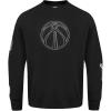 Pro Standard Mens NBA Classic Chenille Cotton Double Knit Full Zip Hoodie(Gray)