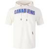 Pro Standard Mens NHL Classic Chenille Double Knit Short Sleeve Hoodie(Eggshell)