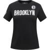 Pro Standard NBA Womens Womens NBA Classic Chenille Cotton Short Sleeve Slim Tee(Black)