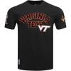 Pro Standard NCAA Mens Mens College Classic Chenille Cotton Short Sleeve Tee(Black)