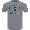 Pro Standard NCAA Mens Pro Standard Mens College Classic Chenille Short Sleeve Tee(Gray)