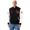 Pro Standard NCAA mens Mens College Classic Chenille Wool Varsity Jacket(Black)