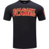 Pro Standard NHL Mens Pro Standard Mens NHL Classic Chenille Short Sleeve Tee(Black)