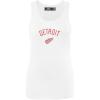 Pro Standard NHL Womens Pro Standard Womens NHL Classic Chenille Cotton Tank Top(White)