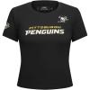 Pro Standard NHL Womens Pro Standard Womens NHL Classic Chenille Short Sleeve Slim Fit Tee(Black)