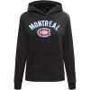 Pro Standard NHL womens Womens Nhl Classic Chenille Brushed Back French Terry Pull Over Hoodie(Black)