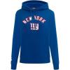 Pro Standard Womens NFL Classic Chenille Brushed Back French Terry Pull Over Hoodie(Dodger Blue)