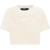Pro Standard Womens WNBA Neutral Cotton Short Sleeve Boxy Tee(Eggshell)