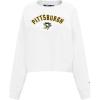 Womens NHL Classic Chenille Crewneck Sweatshirt(White)