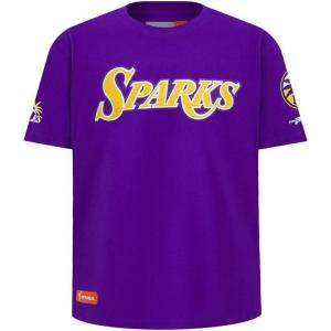 Big Boys WNBA Classic Chenille Cotton S/S TEE(Purple)