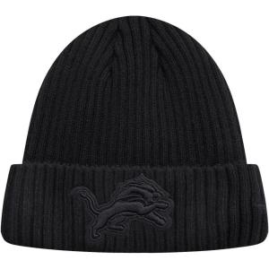 Black Neutral Detroit Lions Beanie by Pro Standard