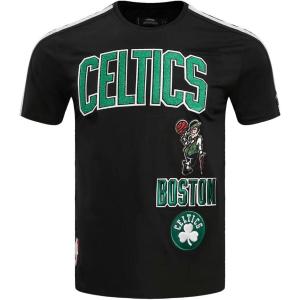 Mens NBA Retro Classics Cotton Taping Tee(Black)