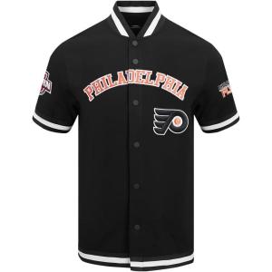 Mens NHL Classic Chenille Button Down(Black)