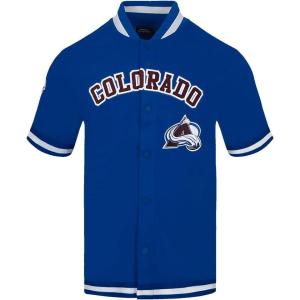 Mens NHL Classic Chenille Button Down(Dodger Blue)