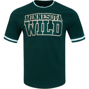 Mens NHL Classic Chenille Short Sleeve Top(Forest Green)