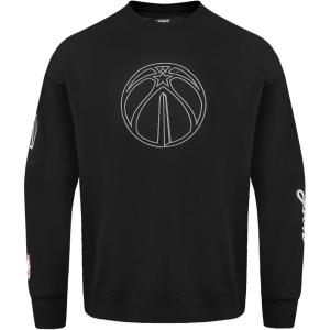 Pro Standard Mens NBA Classic Chenille Cotton Double Knit Full Zip Hoodie(Gray)