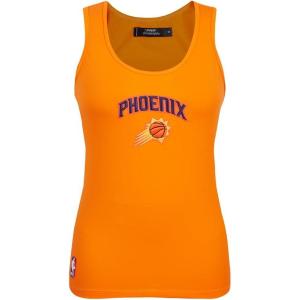 Pro Standard NBA Womens Womens NBA Classic Chenille Cotton Single Jersey Tank Top(Orange)
