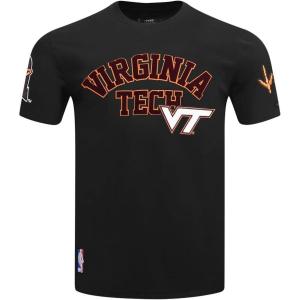 Pro Standard NCAA Mens Mens College Classic Chenille Cotton Short Sleeve Tee(Black)