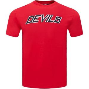 Pro Standard NHL Mens Pro Standard Mens NHL Classic Chenille Short Sleeve Tee(Red)