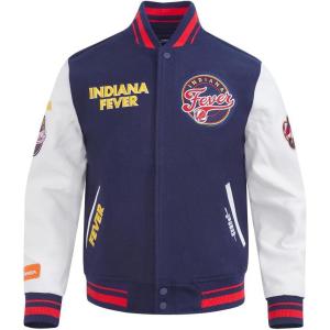 Pro Standard mens Pro Standard Mens Wnba Retro Classics Wool Varsity Jacket(Midnight Navy/Red/Midnight Navy)