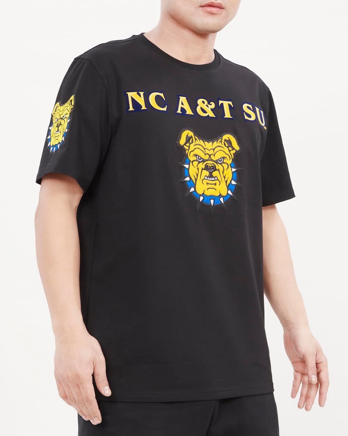 image:imagePro Standard College Mens Mens College Classic Chenille Standard Cotton Short Sleeve ShirtBlack