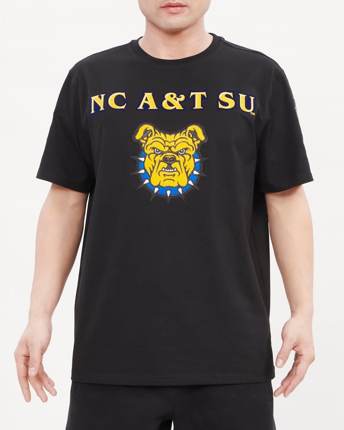 image:imagePro Standard College Mens Mens College Classic Chenille Standard Cotton Short Sleeve ShirtBlack