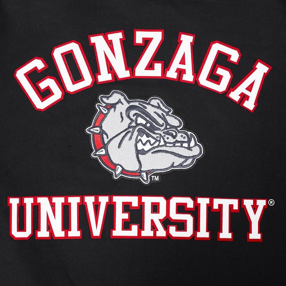 image:imagePro Standard Mens College Classic Chenille Brushed Back French Terry Crewneck SweatshirtBlackRedBlack