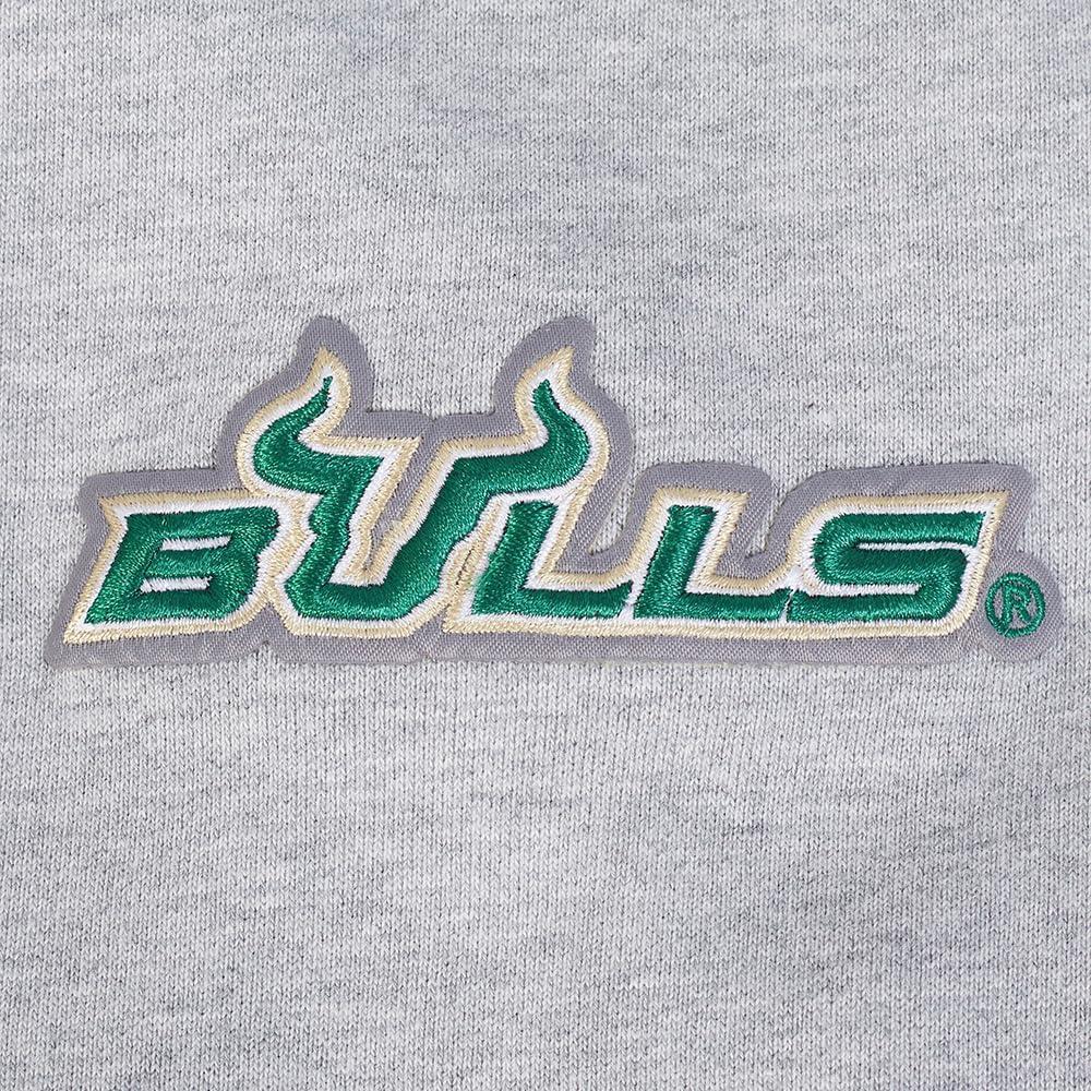 image:imagePro Standard Mens College Classic Chenille Brushed Back French Terry Crewneck SweatshirtHeather GreyGreen