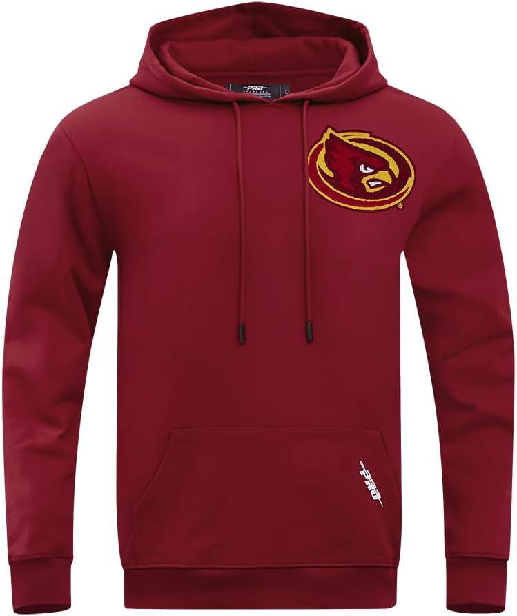 image:imagePro Standard Mens College Classic Chenille Cotton Double Knit Pull Over HoodieCardinal Red