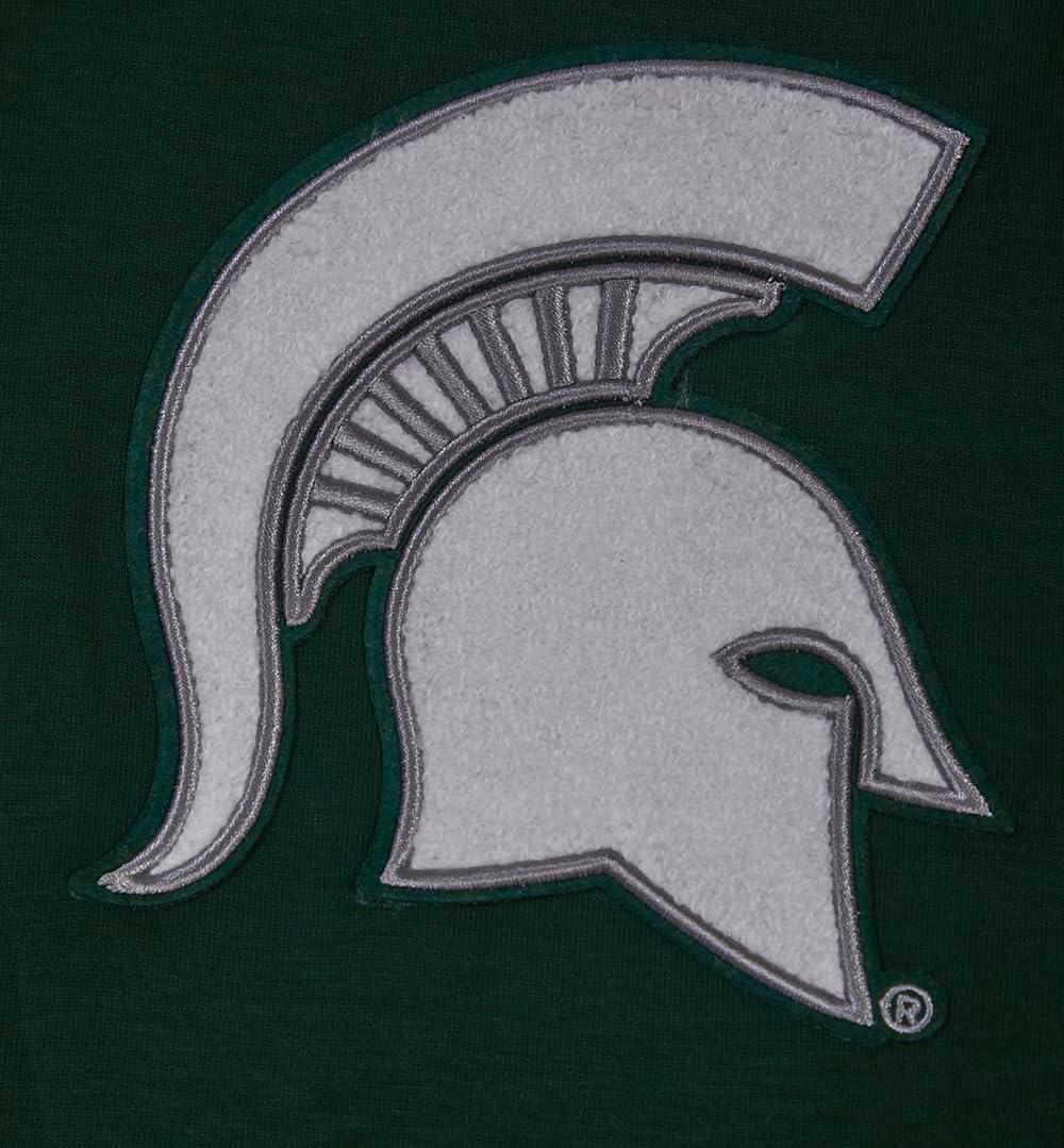 image:imagePro Standard Mens College Classic Chenille Cotton Double Knit Pull Over HoodieForest Green