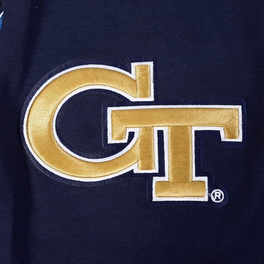 image:imagePro Standard Mens College Classic Chenille Cotton Double Knit Pull Over HoodieMidnight Navy