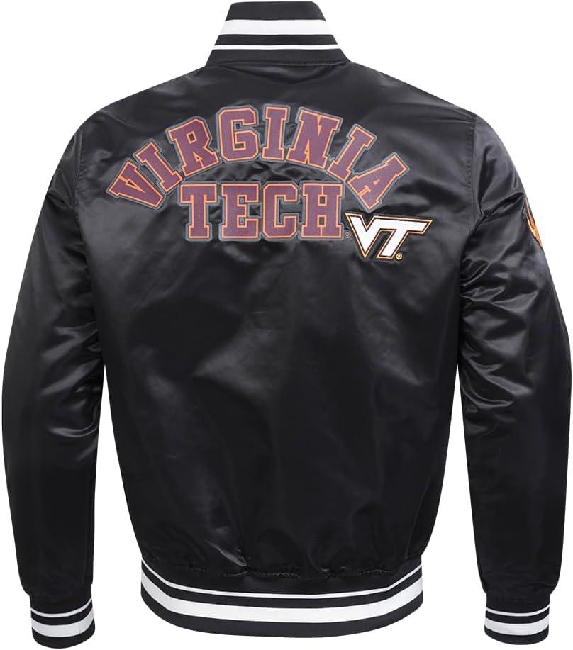 image:imagePro Standard Mens College Classic Chenille Satin JacketBlack