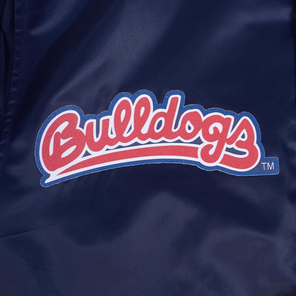 image:imagePro Standard Mens College Classic Chenille Satin JacketMidnight NavyRedMidnight Navy