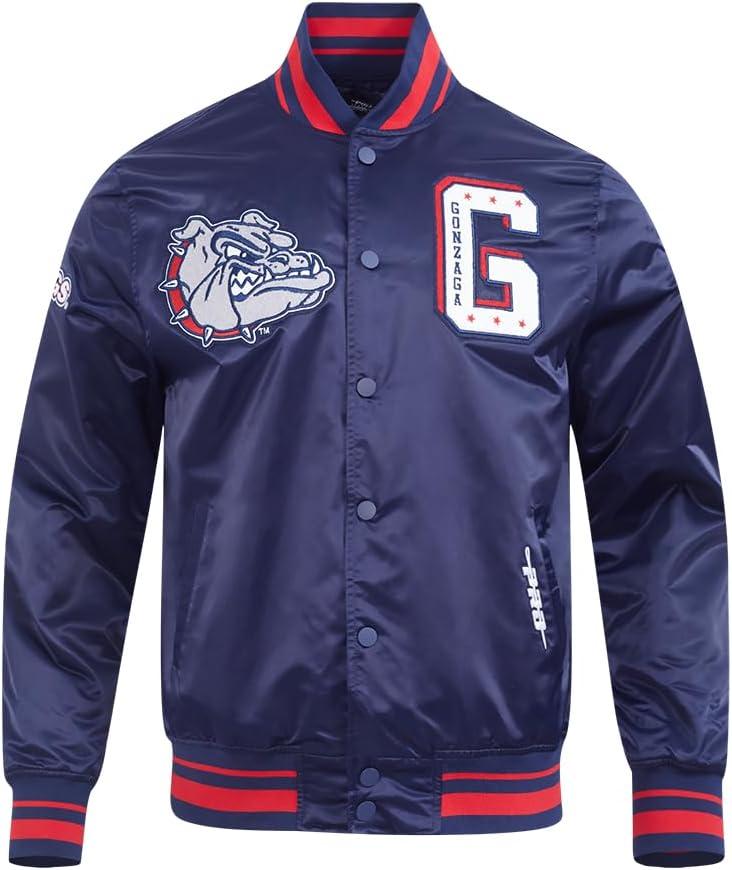 image:imagePro Standard Mens College Classic Chenille Satin JacketMidnight NavyRedMidnight Navy