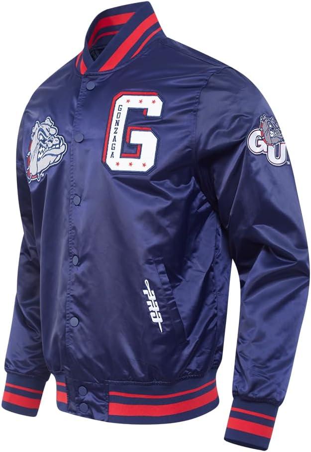 image:imagePro Standard Mens College Classic Chenille Satin JacketMidnight NavyRedMidnight Navy