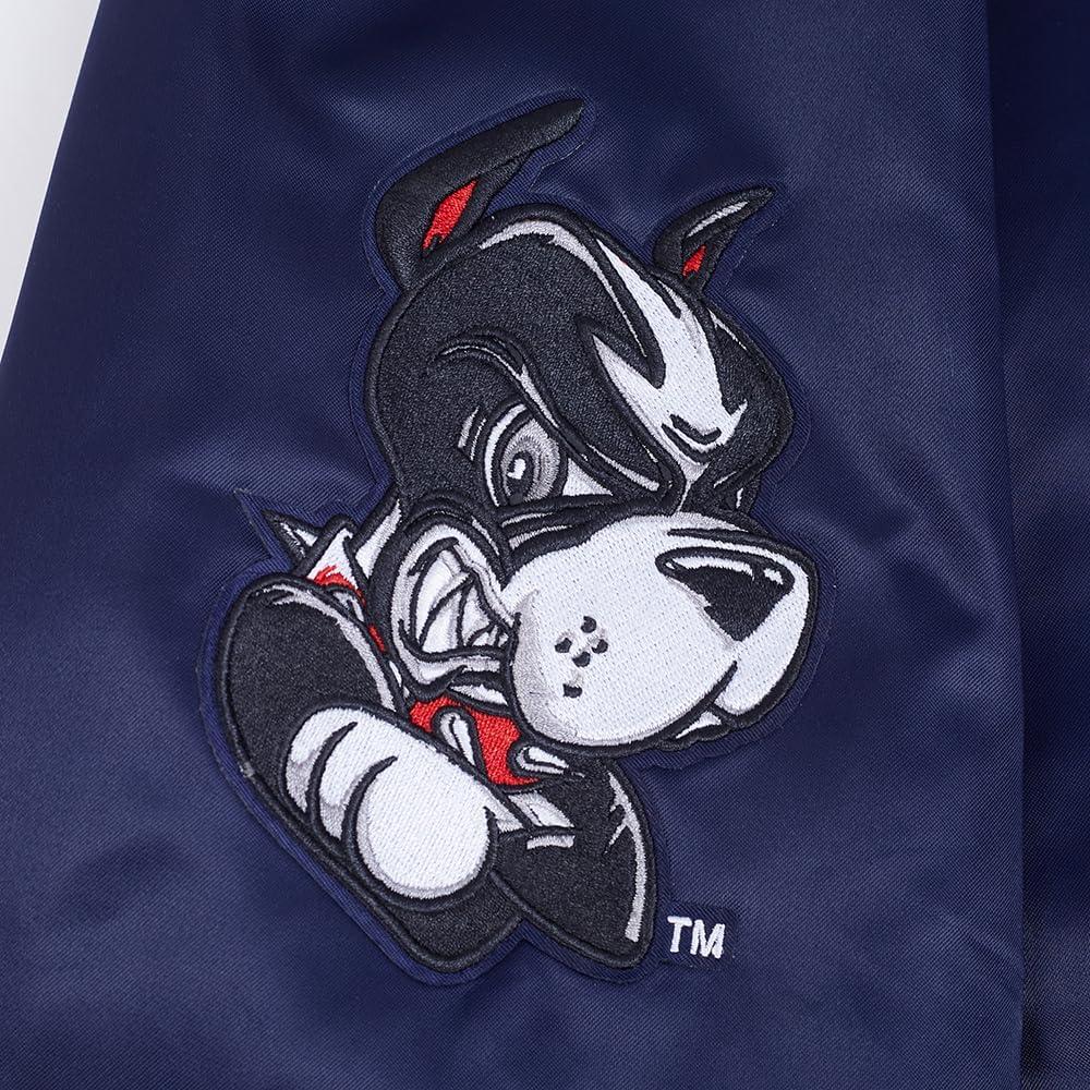 image:imagePro Standard Mens College Classic Chenille Satin JacketMidnight NavyRedMidnight Navy