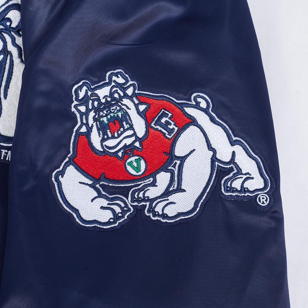 image:imagePro Standard Mens College Classic Chenille Satin JacketMidnight NavyRedMidnight Navy
