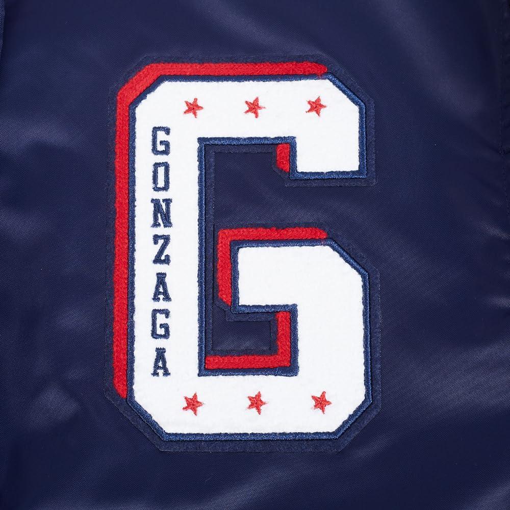image:imagePro Standard Mens College Classic Chenille Satin JacketMidnight NavyRedMidnight Navy
