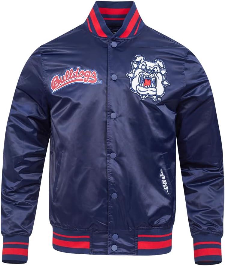 image:imagePro Standard Mens College Classic Chenille Satin JacketMidnight NavyRedMidnight Navy