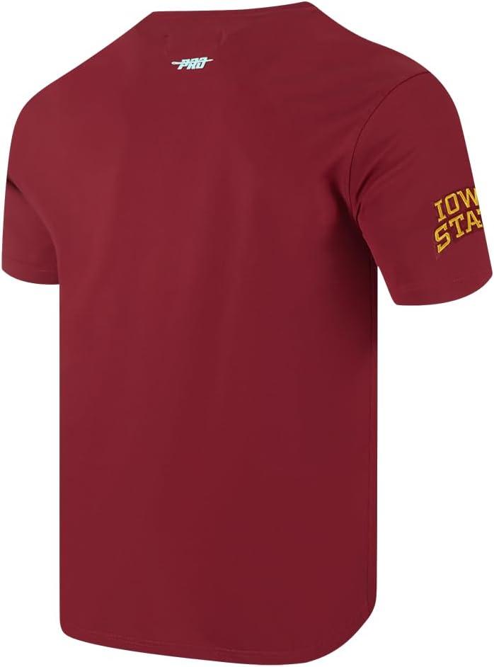 image:imagePro Standard Mens Mens College College Classic Chenille Cotton Single Short Sleeve TeeHeather Grey