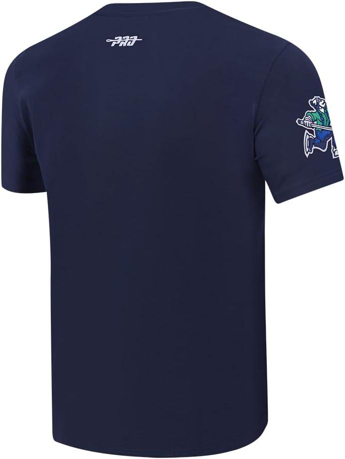 image:imagePro Standard Mens Mens NHL Classic Chenille Cotton Single Jersey Short Sleeve TeeMidnight Navy