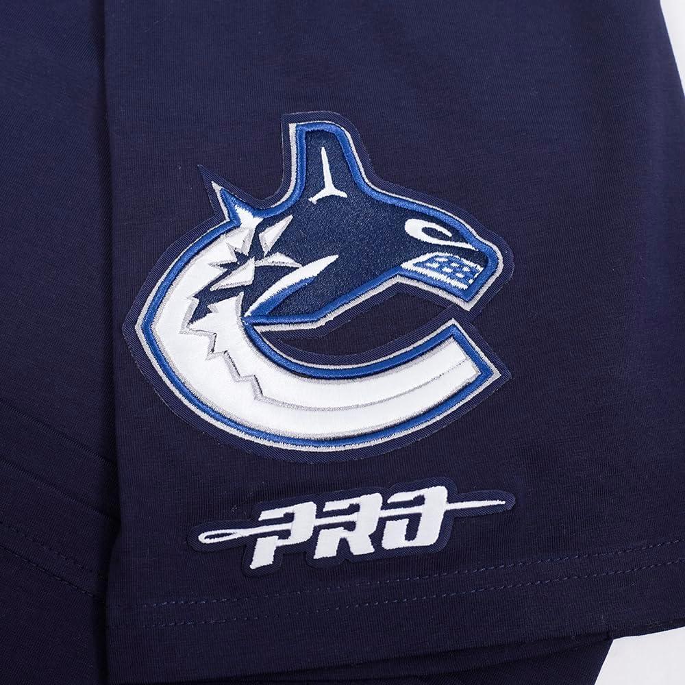image:imagePro Standard Mens Mens NHL Classic Chenille Cotton Single Jersey Short Sleeve TeeMidnight Navy