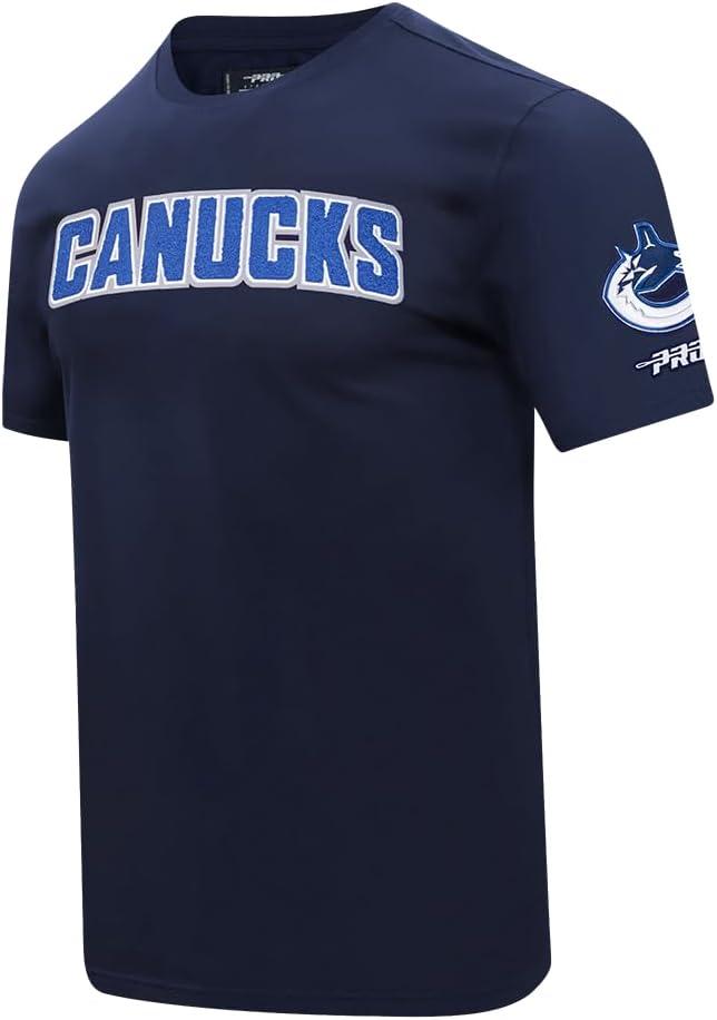image:imagePro Standard Mens Mens NHL Classic Chenille Cotton Single Jersey Short Sleeve TeeMidnight Navy